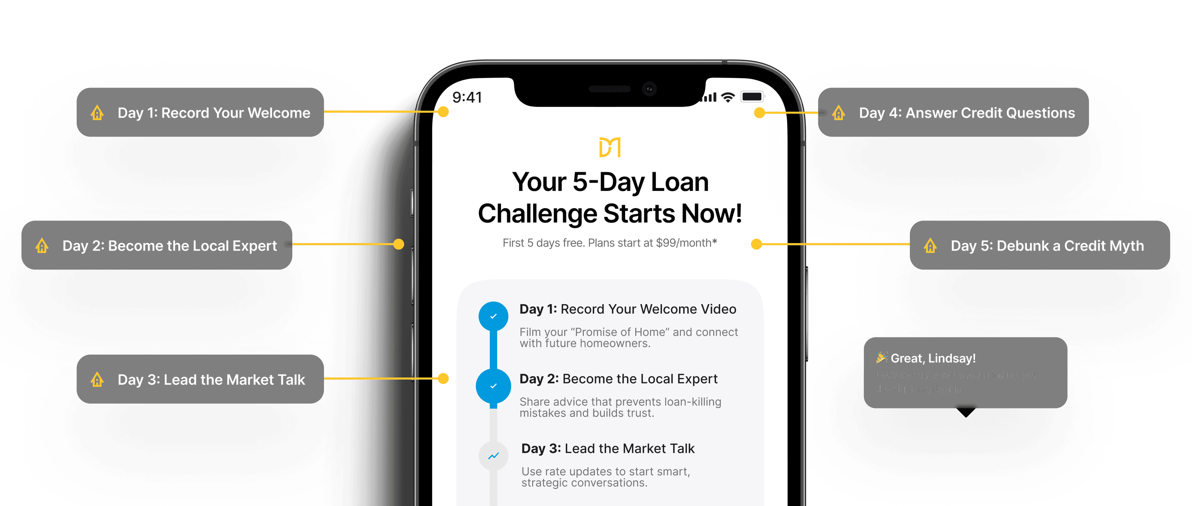 5-day challenge on desktop
